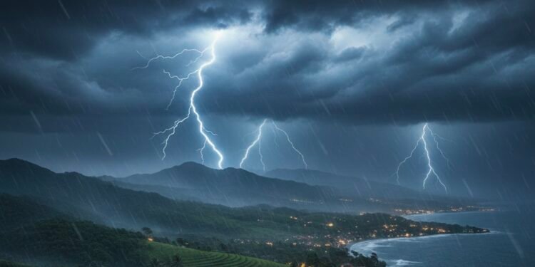 Waspada! Cuaca Ekstrem Intai Sumut Pagi Ini: Hujan Lebat dan Angin Kencang di Wilayah Pesisir