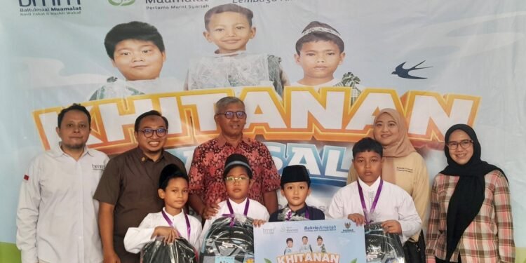 Wujudkan Generasi Sehat, BMM Gelar Khitan Massal Gratis bagi 45 Anak Yatim dan Dhuafa di Depok
