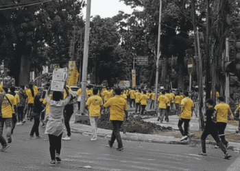 Kericuhan Warnai Musda Golkar Sumut di Hotel JW Marriott Medan