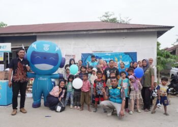 ICONNET Gelar “Ramadhan Coni Berbagi” di Batang Kuis, Hadirkan Lomba Anak dan Aksi Sosial