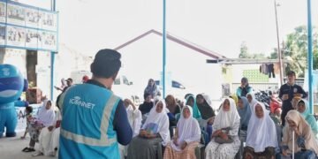 Wujudkan Kepedulian Sosial, ICONNET Dukung Layanan Kesehatan Balita dan Lansia di Deli Serdang