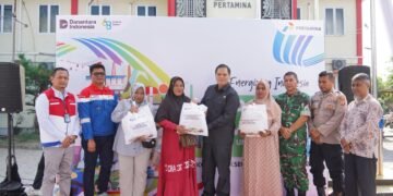 Pertamina Patra Niaga Sumbagut Hadir untuk Masyarakat, 1.000 Paket Sembako Disalurkan Melalui Pasar Murah di Lhokseumawe