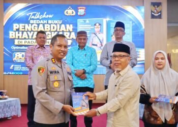 Sambut HUT Bhayangkara ke-80, Polres Padangsidimpuan Gelar Bedah Buku Karya Kapolres AKBP Wira Prayatna