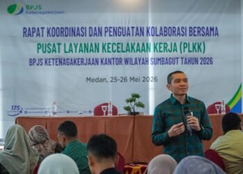 BPJS Ketenagakerjaan Kanwil Sumbagut Perkuat Layanan Kecelakaan Kerja dan Integrasi Sistem dengan Jasa Raharja