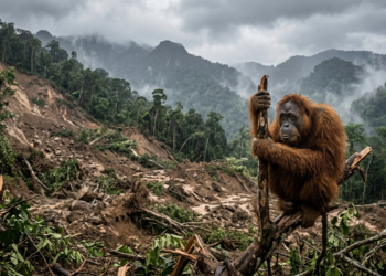 Ancaman Perubahan Iklim: Longsor di Batang Toru Diduga Tewaskan 10% Populasi Orangutan Tapanuli