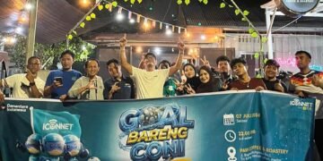 ICONNET Pererat Hubungan dengan Pelanggan Lewat Nonton Bareng di Medan