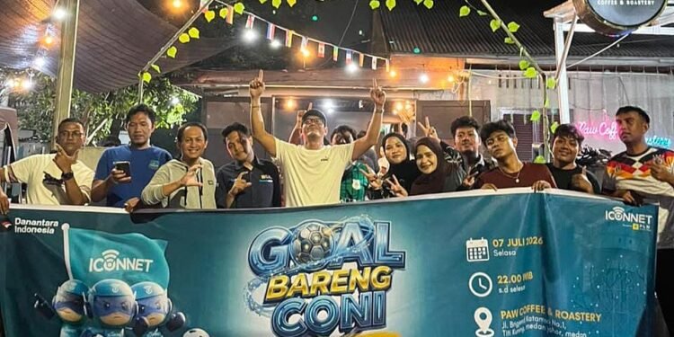 ICONNET Pererat Hubungan dengan Pelanggan Lewat Nonton Bareng di Medan