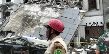 Ledakan Dahsyat Guncang Perumahan Grand Polonia Medan, Satu Rumah Ambruk