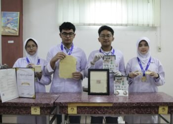 Guru dan Siswa YPSA Medan Sulap Puntung Rokok dan Ampas Tebu Jadi Kemasan Ramah Lingkungan