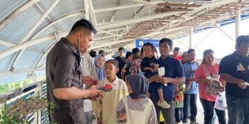 KA Srilelawangsa Medan–Lubuk Pakam Angkut 11.586 Penumpang Selama Sebulan Operasi