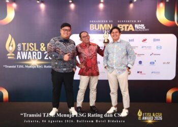 Pertamina Patra Niaga Regional Sumbagut Sabet Penghargaan Platinum TJSL & CSR Award 2026