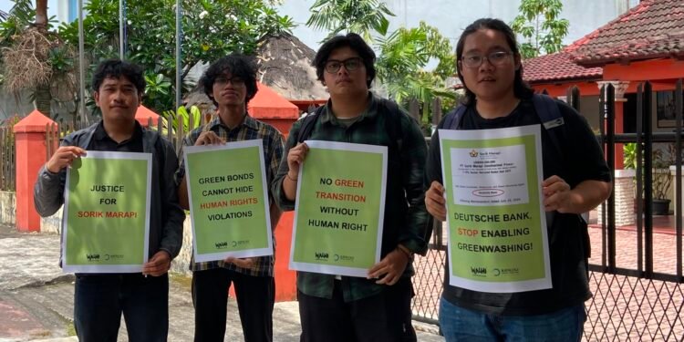 WALHI Sumut dan Katalogi Soroti Peran Deutsche Bank dalam Obligasi Hijau PT SMGP