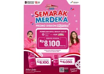Sambut HUT RI, Pertamina Patra Niaga Sumbagut Gelar Promo Bright Gas “Semarak Merdeka”