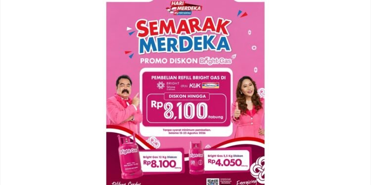Sambut HUT RI, Pertamina Patra Niaga Sumbagut Gelar Promo Bright Gas “Semarak Merdeka”