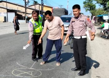 Kecelakaan Maut di Sergai: Pengemudi Betor Tewas Ditabrak Motor dan Truk, Dua Penanggung Jawab Kabur