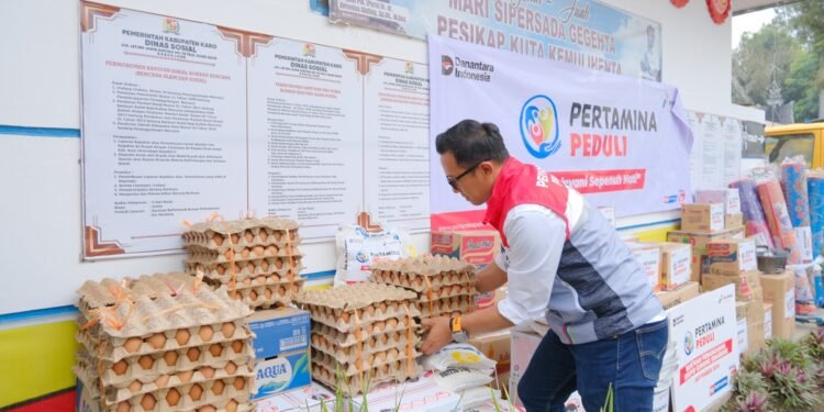 Pasca-Erupsi Gunung Sinabung: Ratusan Pengungsi Kembali Pulang, Pertamina Patra Niaga Sumbagut Gelontorkan Bantuan Pemulihan
