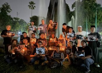 PFI Medan dan Jurnalis Kota Medan Gelar Doa Bersama untuk Lima Pewarta Foto yang Hilang Kontak di Selat Sunda