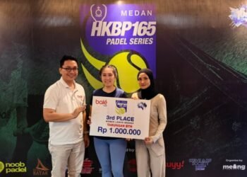 Penuh Sukaria, HKBP 165 Padel Series Seri Keenam Sukses Gelar Pertandingan di Medan