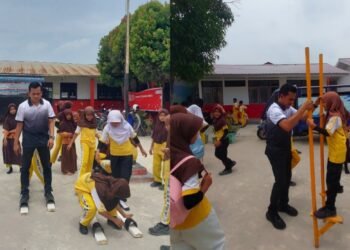 Pulihkan Trauma Banjir Anak SD Medan Marelan, Akademisi UNIMED Gelar Pojok Permainan Tradisional