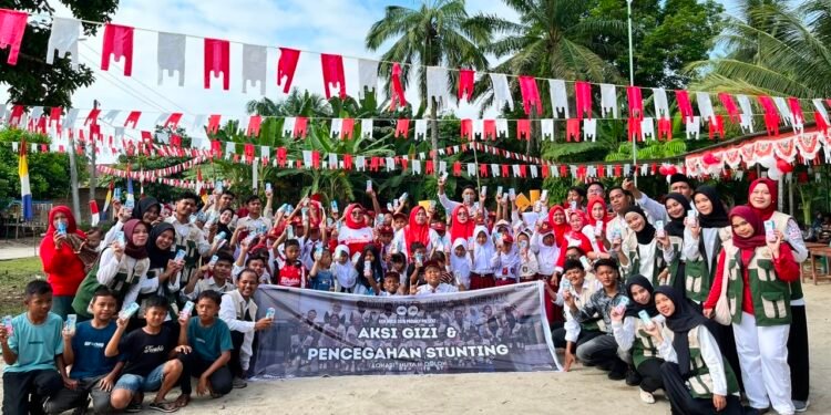 KKN Mahasiswa UINSU di Simalungun, Berikan Edukasi Pencegahan Stunting, Aksi Gizi dan Lingkungan Sehat Kepada Masyarakat