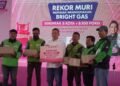 Pertamina Patra Niaga Sumbagut Sukseskan Rekor MURI Memasak dengan Bright Gas di Medan