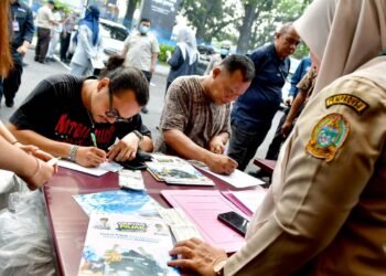 Bapenda Sumut ‘Jemput Bola’ di Jalanan, Bayar Pajak Kendaraan Kini Lebih Mudah dan Cepat!