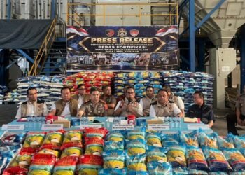 Polisi Bongkar Dugaan Kecurangan Beras Fortifikasi di Deli Serdang, Nilai Produksi Capai Rp14 Miliar